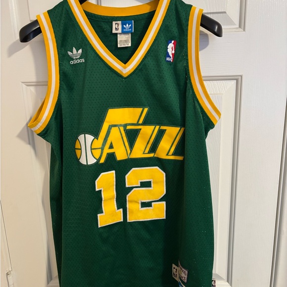 Adidas Green and Yellow Game Jersey